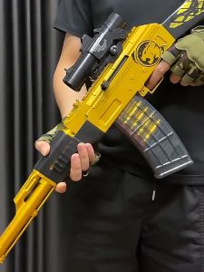 ปืนของเล่น ปืนเนิร์ฟ รุ่น AK74 ระบบชักยิงสุดเท่ห์ อุปกรณ์เสริมครบตามรูป สโคปใช้งานได้จริง ลูกโฟม สินค้าพร้อมส่ง