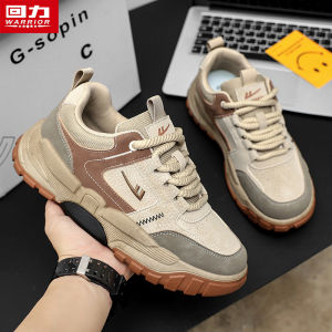 Mens Running Shoes Breathable Thin Casual Increase Height Board Shoes Comfortable All-Match Flat Heel Color Block Design