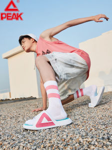 Peak Tatexi 2025 New Slippers Mens Shock Absorption Anti-slip Thick Bottom Sports Slippers Dormitory Casual Cool Slippers Womens Style