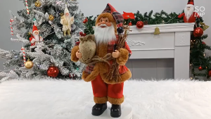 Christmas Party Gift 2025 Santa Claus Cute Doll 30cm