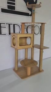 Trụ cào móng cho mèo Mã CT021 PETDECOR tạo không gian chơi cho boss