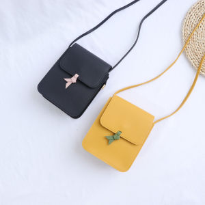 2025 New Womens Zipper Vertical Mobile Phone Bag Crossbody Bag Korean Style Mini Square Bag Single Shoulder Bag Three Layers