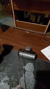 2PC Lampu LED Bar Tembak Sorot CREE Motor Mobil 12 Titik Mata Dua Susun BONUS SAKLAR