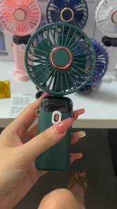 6000mAH Mini Fan Portable Rechargeable Digital-display Multi-gear Speed Handheld Hanging neck style Battery Fan