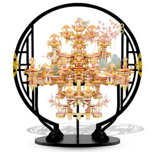 Piececool 3D Metal Puzzles for Adults Peachblossom Elfland Model Chinese Style Gift Arrangement Best Gift for Women