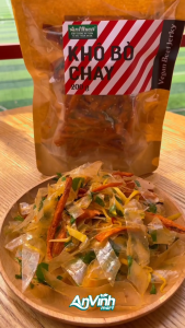 Khô Bò Chay An Nhiên 200g Dinh dưỡng thuần chay Thịt Chay Healthy