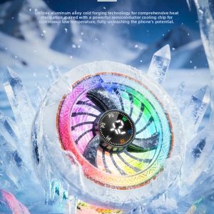 HELLOLEIBOO | Magnetic Semiconductor Cooling Fan For Phones and Tablets