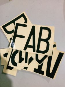 cutting sticker plat nomor mobil sepasang atau depan belakang GRATIS NAMA