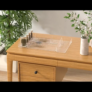 [HCM] Khay Chia Ngăn Kéo Trong Suốt Khay Nhựa Đựng Mĩ Phẩm Có Thể Xếp Chồng -GL314