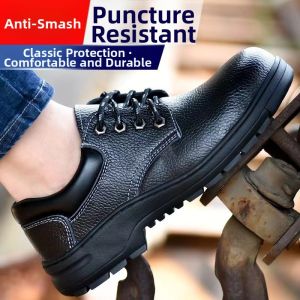 Huaaobai | Breathable Steel Toe Light Weight Anti-Smash Anti-Puncture Insulated Work Shoes