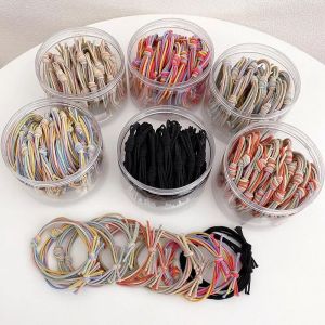 Korean Style Simple  Hair Ties for Women Elastic Hair Bands Headwear Childrens Accessories Hair Ornaments Basic Pack