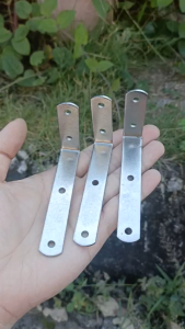 Ke Góc Vuông Inox 201 (5x9x1.5 cm) - Chống Gỉ (Dày 2mm) Gia Cố Khung Nội Thất Lắp Đặt Tủ Kệ Bếp (34g)