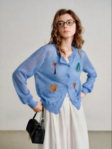 Toyouth | Flax-feel Knit Cardigan