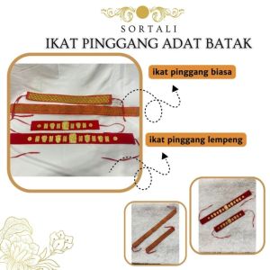 Sortali Batak - Sortali Ikat Pinggang - Aksesoris Adat Batak - Dewasa & Anak / R B
