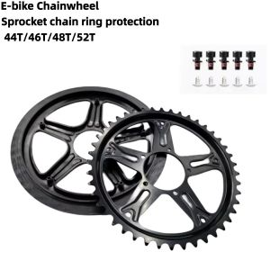 GUSTAVO G340 E-bike Chainwheel 44T/46T/48T/52T Sprocket Chain Ring Protection For Bafang BBS01 BBS02 MidDrive Motor