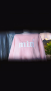 Áo hoodie nỉ bông  Dày Dặn Cổ Tròn Không Có Mũ logo MIU Thời Trang Thu Đông Phong Cách Hàn Quốc Cho Nữ
