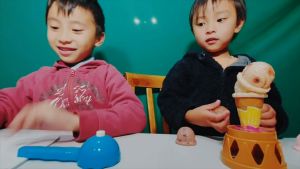 Kids funny board games Burger tower Ice Cream Tower Play set balancing Toy Pretend and Play