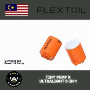 Flextail Tiny Pump X 2024 Ultralight 3-in-1 Outdoor Pump for Sleeping Pad