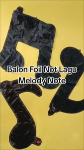 Balon NOT LAGU / Balon Foil Melodi Note Musik Tangga Lagu