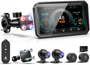 WEUASTE 6-7 WEUASTE Motorcycle Wireless Magnetic CarPlay Android Auto Portable Quick-Release GPS Navigation For All Models