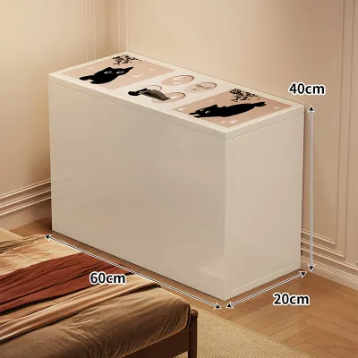 WUBUWEI | Narrow Bedside Storage Cabinet