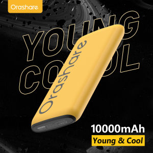 Orashare O10 10000mAh Powerbank Slim and Lightweight Fast Charging Power Bank Micro/ Type-C Input USB Output Stylish Portable Powerbank Li-polymer Battery Powerbank Original for HUAWEI Samsung Xiaomi OPPO vivo realme (powerbank original brand)