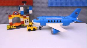 Đồ Chơi lắp ráp dòng Dulpo lắp ráp sân bay cỡ lớn cực đẹp - Gorock 1007 quà tặng cho bé từ 2 tuổi chơi