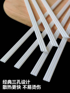 Thickened PLA Environmentally Depgradable Triple Hole Coffee Stirring Hot Drink Straw Sharp Tip for Tea And Beverage