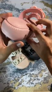 Sandal Selop Wanita Wedges Jelly Sendal Cewe Slop Rantai Korea Sandal Wanita Karet Anti Slip Perempuan Cewek