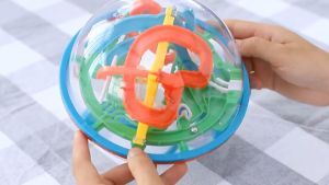 พร้อมส่ง บอลฝึกสมาธิ Magical Intellect Ball เขาวงกต 3D ลูกบอลเขาวงกต