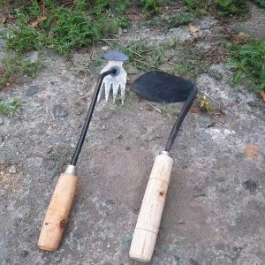 Weeding Garu Harrow Manual Weeding Hoe Weeding Puller Hoe Weeding Remover Alat Berkebun Gagang Kayu