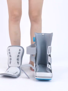 Auxiliary Walking Boots & Achilles Tendon Boots – with Air Pumps Ankle Joint Fixation Brackets Protective Gear for Foot Fractures Ruptures & Rehabilitation