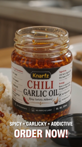Knarfz Chili Garlic Oil 100g