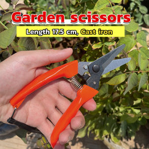 Digeo Garden Pruning Grafting Shears Gardening Cast Iron Scissors Plant Flower Fruit Tree Branch Hands Pruner Cutter