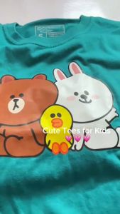 4-11 Years Old Cotton Fuchsia Pink Orange Red Apple Green T-Shirts for Kids Girls OOTD