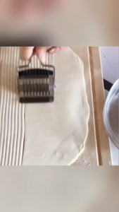 Lattice Pasta Noodle Cutter Stainless Steel Manual Dough Roller Cutter Shallot Cutter Spaghett Maker