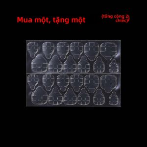 Keo Dán Móng Tay Hai Mặt Dạng Thạch Trong Suốt LULAA - Chất Kết Dính Có Thể Tái Sử Dụng Cho Móng Tay Giả Phụ Kiện Làm Móng Tay Dựa Trên Silicon Cực Mạnh