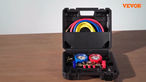 Manifold Gauge Refrigerant Gauge Set Refrigeration Set Gas Meter Automotive AC Manifold Adapters For R12 R22 R404A R134A