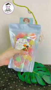 500Gr Kẹo Dẻo Dâu Sữa Đà Lạt Bò Đội Nón Shop