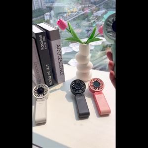 Miniso | Miniso Ice Cooling Portable Foldable Handheld Neck Fan with Smart Screen 3600mAh Battery 120 Speed Adjust Pocket Travel Fan