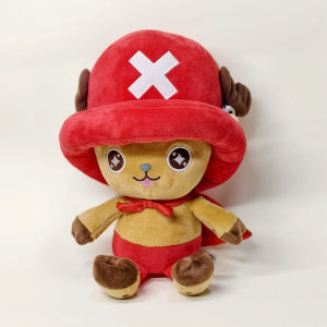 Bandai | Bandai Anime One Piece Tony Chopper Plush Doll Cute Ship Doctor Deer with Pink Hat Anime Peripherals Toy Birthday Christmas Gift