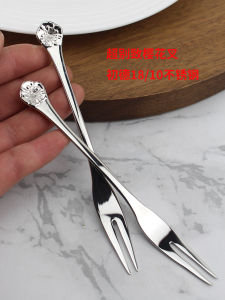 Bộ Thìa Ăn Trái Cây Bằng Thép Không Gỉ 18/10 Sang Trọng Nhỏ Gọn Thiết Kế Sáng Tạo Bộ Đồ Ăn Trưa Cao Cấp Thiết Kế Dễ Thương Phong Cách Ins