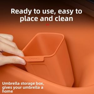 NAILI | Silicone Rain Umbrella Storage Car Trash Can