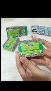 Jarum pentul hijab/Jarum pentul NE MOTO/Jarum pentul kurang lebih ISI 143pcs (satu box) dari pabriknya/Jarum pentul warna warni premium