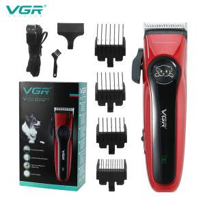 VGR | VGR 202 High Quality Powerful Cut Machine Rechargeable Professional Electric Dog Hair Clipper Cordless Pet Hair Trimmer