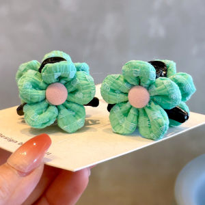Cute Flower Hair Claw Clips for Girls Primary School Students Styling Childrens Hair Accessories Spring New Arrival