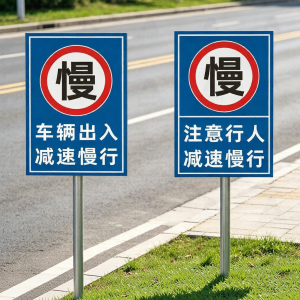 RUIKELAIXIANG | Slow Down Warning Traffic Signage Reflective