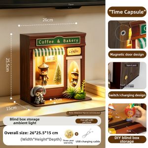 ARTPIONEER | Vintage Dustproof Creative Lighted Display Stand