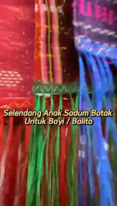 Selendang Anak Sadum Batak untuk Bayi atau Balita / Selendang Ulos Batak / K P