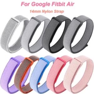 14mm Outdoor Nylon Braided WatchBand Sport Men Women Watch Strap Smartwatch Bracelet Wristbelt Accessories for Google Fitbit Air